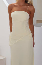 Bye Girl Strapless Bustier Butter