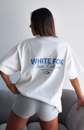Having My Way Oversized Tee White
