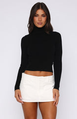 Can't Top This Long Sleeve Top Black