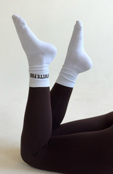 No Convincing Socks 2 Pack White/Choc/Blue