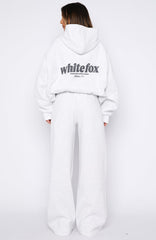 Release 15 Asalia Wide Leg Sweatpants Grey Marle