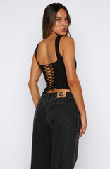 The Met Steps Bustier Black