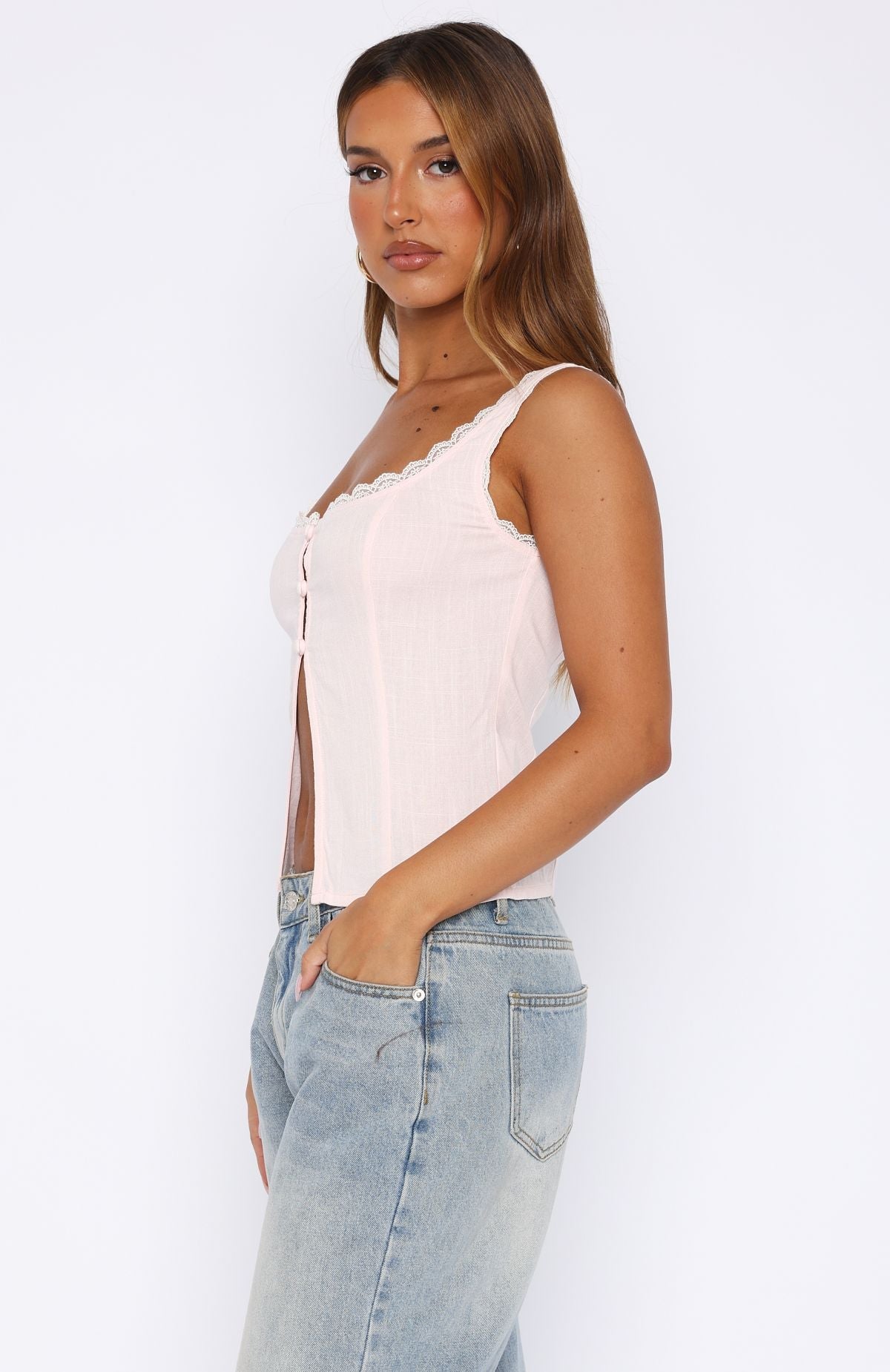 All This Love Top Baby Pink