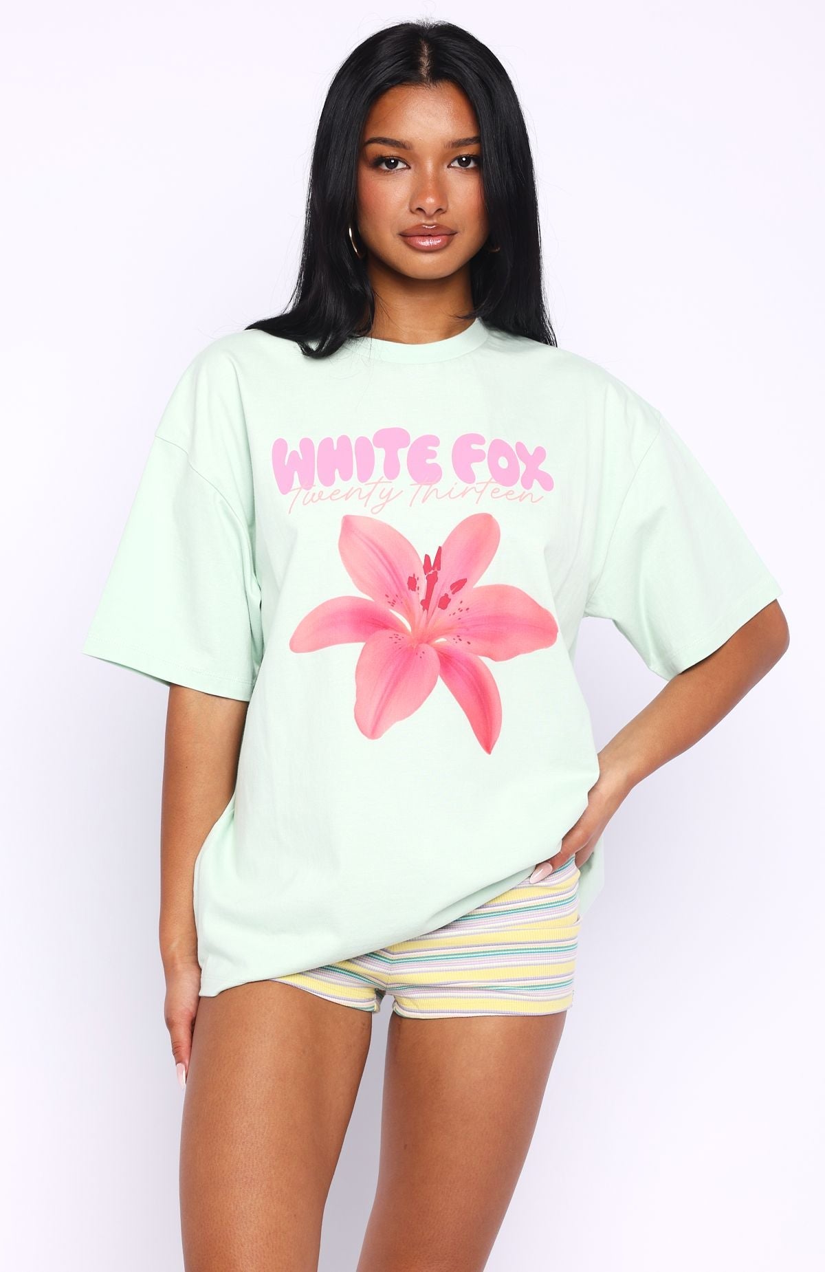 Got That Glow Oversized Tee Mint