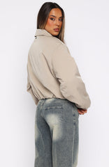 Back To Friends Jacket Sand