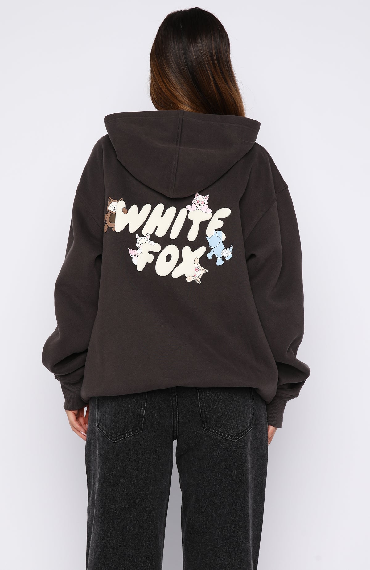 Bubbles & Foxy Friends Oversized Hoodie Bubbles