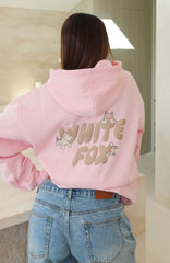 Bubbles & Foxy Friends Oversized Hoodie Marshmallow