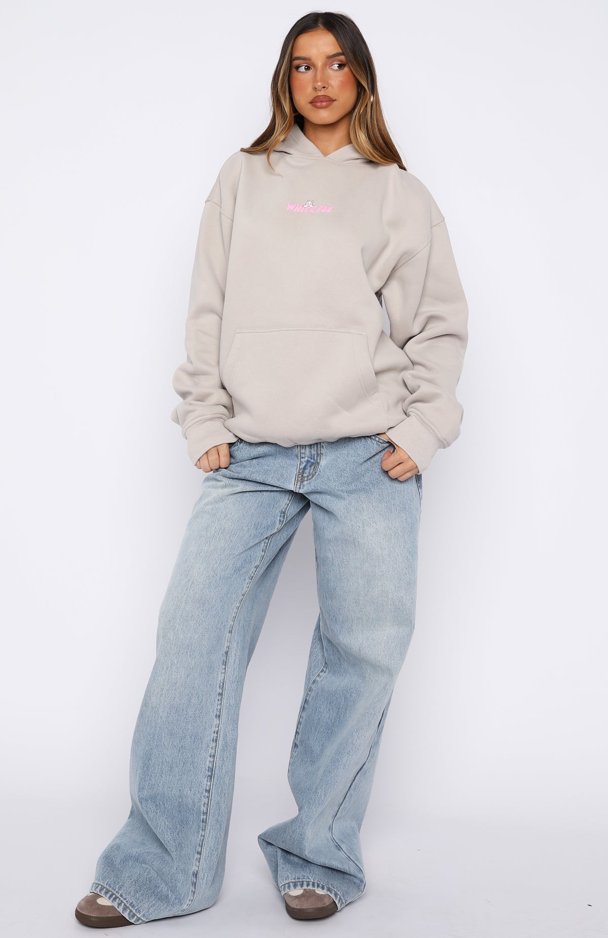 Bubbles & Foxy Friends Oversized Hoodie Shortcake