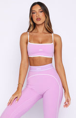 Elite Sports Bra Orchid/White