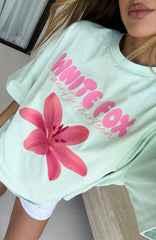 Got That Glow Oversized Tee Mint