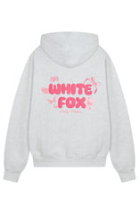 Lucky Thirteen Stephanie Oversized Hoodie Grey Marle