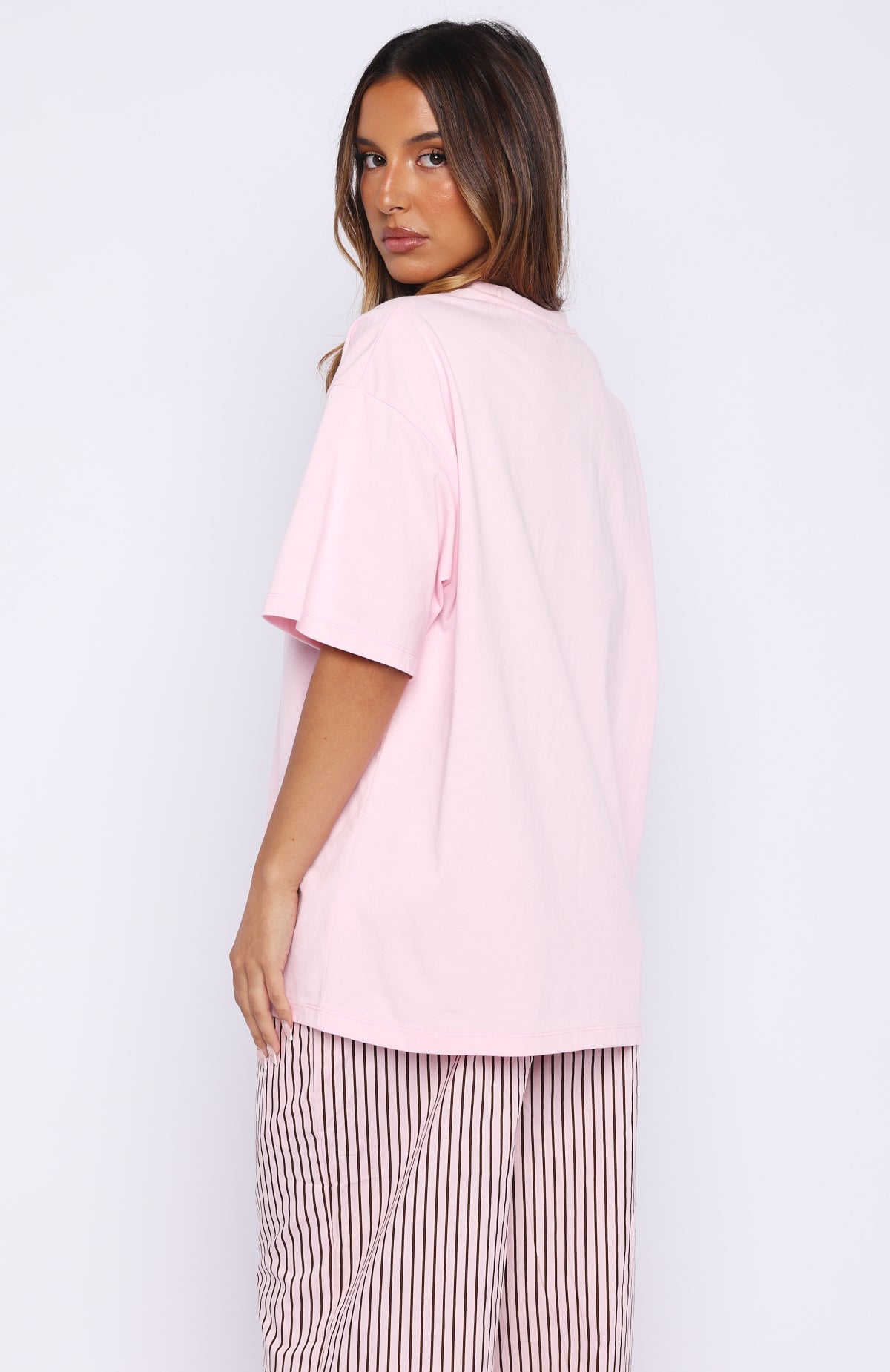 Seeing Stars Oversized Tee Pink