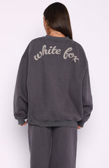 Why Won't You Oversized Drop Shoulder Sweater Volcanic